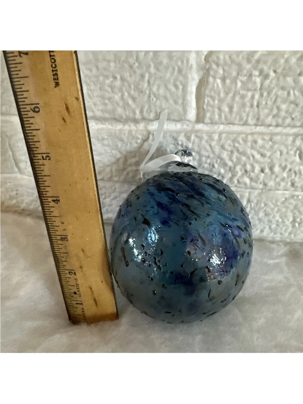 Art Glass Blown GLASS ORB Ornament 4